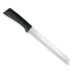 Rada Cutlery Anthem Series 8 inch Bread Knife, Made in USA, Black Handle