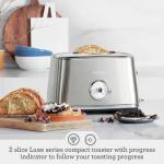 Breville BTA735SHY Toast Select Luxe Kitchen Toaster, 2 Slice, Smoked Hickory