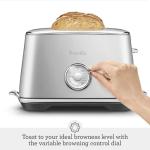 Breville BTA735SHY Toast Select Luxe Kitchen Toaster, 2 Slice, Smoked Hickory