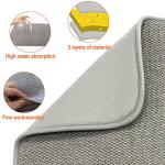 2-Pack Large Microfiber Dish Drying Mats