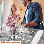 2-Pack Large Microfiber Dish Drying Mats