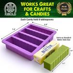 PJ BOLD Silicone Butter Mold Tray with Lid, Purple