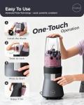 iCucina Smoothie Blender, Personal Blender for Shakes and Smoothies, 700W Pulse Technology Single Serve Blenders with 2 x 28oz Protable Cups for Ice Crush, Frozen Fruit Drinks