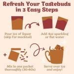 Craftmix Spiked Apple Cider Cocktail & Mocktail Drink Mixer, Skinny Mixes - Water Flavoring Packets - Made With Real Fruit - Vegan, Low-Carb, Low-Sugar, Non-GMO, Dairy Free, Gluten Free, 12 Pack