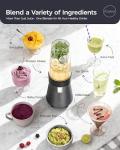 iCucina Smoothie Blender, Personal Blender for Shakes and Smoothies, 700W Pulse Technology Single Serve Blenders with 2 x 28oz Protable Cups for Ice Crush, Frozen Fruit Drinks