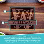 Blue Ridge Mountain Gifts Personalized Cutting Board for Wedding or Anniversary - Laser Engraved Wood Board - Custom Charcuterie Food Tray, Christmas Gift Cutting Board for Mom for Dad