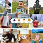 FinalPress Original Coffee & Tea Maker – Portable Stainless Steel Micro French Press – Patented 3-in-1 Technology for Hot, Iced & Cold Brew – Perfect for Home, Camping & Travel