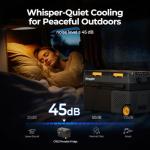 BougeRV 12 Volt Car Refrigerator, CRD2 43 Quart Portable Fridge Freezer with APP Control, -4℉ to 68℉ Dual Zone Compressor Electric Cooler 12/24V DC, 110~240V AC for Overlanding, Camping, RV, Truck