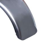 Tie Down Tow Zone 44917 Silver 10"x 31.5"x 13" Single Round Steel Fender (Fits Single 14in.-15in. Tires),1 Pack