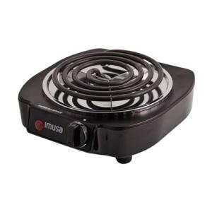 IMUSA Electric Single Burner, 1100 Watts, Black