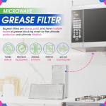 Microwave Filter Replacement for GE Whirlpool Samsung
