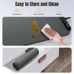 HASDSAGY Electric Warming Tray, Rollable Food Warming Mat with 5 Temperature 6 Timer Setting Warming Tray Food Warmer Versatile Electric Warming Hot Plates Trays Heat Pad for Parties Home Travel