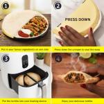 3-in-1 Tortilla Sealer Crimper (10+8+6 Inch) with Reusable Bag Detachable Quesadilla Maker Press for Taco, Sandwich, Burrito, Dumplings, Calzone