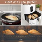 3-in-1 Tortilla Sealer Crimper (10+8+6 Inch) with Reusable Bag Detachable Quesadilla Maker Press for Taco, Sandwich, Burrito, Dumplings, Calzone