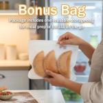 3-in-1 Tortilla Sealer Crimper (10+8+6 Inch) with Reusable Bag Detachable Quesadilla Maker Press for Taco, Sandwich, Burrito, Dumplings, Calzone