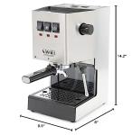 Gaggia RI9380/46 E24 Espresso Machine, Brushed Stainless Steel