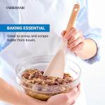 Farberware Multi Tool Scoop Spoonula, Versatile Beechwood Kitchen Essential for Lifting, Scraping, and Turning