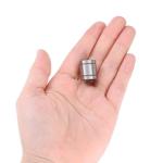 uxcell 4Pcs LM8UU Linear Bearing 8mm Bore 15mm OD 17mm Length Linear Ball Bearings Double Side Rubber Sealed Bearing Steel for CNC Machine 3D Printer Food Packaging Machine