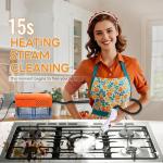 Heavy Duty Handheld Steam Cleaner, 9 Gears Control Pressurized Steamer for Cleaning with 14 Accessories, Multipurpose Steam Cleanr for Home Use, Floor, Upholstery, Kitchen, Bathroom, Grout and Car