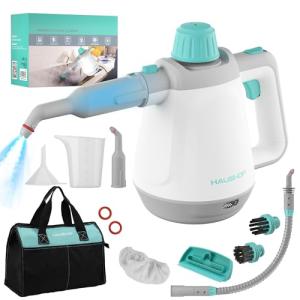 HAUSHOF Handheld Steam Cleaner with 11 Accessories