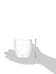 Bodum Double Wall Glasses pack of 2 PAVINA - 250ml Coffee Cups - Dishwasher Safe Thermal Cup - Mouth-blown Borosilicate Glass