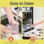 Nexsujo Rotary Cheese Grater Hand Crank, 3 Blades Slicer Shredder, Cheese Grater for Kitchen, Multi-Functional Kitchen Tool for Vegetables, Nuts, Chocolate, with Strong Suction Base, Dark Blue