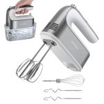 GELANGS-400W Hand Mixer with Turbo Boost - 5-Speed, One-Touch Release, Copper Motor - 3 Dishwasher-Safe Attachments - 110V Heavy Duty Mixer for Baking, Whipping & Dough