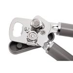 KitchenAid Classic Multifunction Can Opener and Bottle Opener Easy to Use, Razor Sharp Stainless Steel Cutting Wheel, Soft Ergonomic Handles, Gray