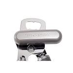 KitchenAid Classic Multifunction Can Opener and Bottle Opener Easy to Use, Razor Sharp Stainless Steel Cutting Wheel, Soft Ergonomic Handles, Gray