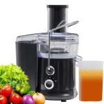 OLIXIS Juicer Machines, 480W Centrifugal Juicer with 2.6" Wide Mouth Electric for Vegetable And Fruit, Max 15000 RPM, BPA-free, Easy to Clean, Black