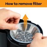 OLIXIS Juicer Machines, 480W Centrifugal Juicer with 2.6" Wide Mouth Electric for Vegetable And Fruit, Max 15000 RPM, BPA-free, Easy to Clean, Black