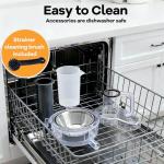 OLIXIS Juicer Machines, 480W Centrifugal Juicer with 2.6" Wide Mouth Electric for Vegetable And Fruit, Max 15000 RPM, BPA-free, Easy to Clean, Black