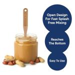 HIC Kitchen No-Mess Natural Nut Butter Mixer, BPA Free, For All Types of Natural Nut Butters
