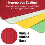 Eparé Extra Thick Flexible Folding Cutting Boards for Kitchen - Set of 4 Hangable & BPA Free Large Chopping & Cutting Mats for Cooking – Non Slip Cutting Sheets for Kitchen