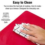 Eparé Extra Thick Flexible Folding Cutting Boards for Kitchen - Set of 4 Hangable & BPA Free Large Chopping & Cutting Mats for Cooking – Non Slip Cutting Sheets for Kitchen