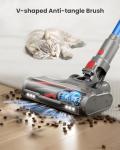 Cordless Vacuum Cleaner, 50KPa 600W 70Mins Vacuum Cleaner for Home, Anti-Tangle Self-Standing Stick Vacuum with Scented Tablet, Upgraded Dust Cup Scraping, Vacuum Cordless for Pet Hair/Carpet/Floors