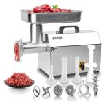 Paladin Equipment #32 Electric Commercial Meat Grinder, 2 HP Heavy Duty Stainless Steel Meat grinder Machine with Sausage Sufffer, 21 lbs Per Minute, Ideal for deer processing, Pet Food,Heavy Use