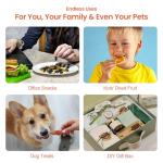 Smart One Touch Food Dehydrator, 5 Layer Transparent Trays, 4 Preset Modes, Digital Timer & Temperature Control, Dehydrators for food and Jerky,Fruit, Meat, Herbs, Mushrooms, Beef Snacks