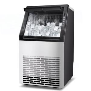DOGHLY Commercial Ice Maker 100lbs/24H, 36 Cubes Ready in 11 Mins, 15lbs Storage, Self-Cleaning, 24H Timer, Stainless Steel Freestanding Ice Machine for Home, Office, Bar, Restaurant