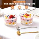 Yogurt Maker with Timer and Temperature Control, Fully Automatic for Home Use. Perfect for Making Greek Yogurt and Probiotic Yogurt, Equipped with an Automatic Shut-off Function