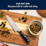 HENCKELS x EMERIL Lagasse The Nola Collection Razor-Sharp German 6-inch Chef's Knife, Made in Company-Owned German Factory with Special Formula Steel perfected for almost 300 Years, Dishwasher Safe