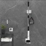 Tiwiche Roller Electric Spin Scrubber - 2-Speed Waterproof Cordless Power Cleaning Brush, 4 Multi-Purpose Brush Heads & Telescopic Pole for Deep Floor, Bathroom, Furniture, Glass & Car Cleaning