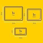 JoyJolt Bamboo Cutting Boards - Large & Small Wooden Board - Serving Cheese, Bread or Chopping Boards. Non-Slip