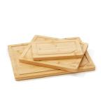 JoyJolt Bamboo Cutting Boards - Large & Small Wooden Board - Serving Cheese, Bread or Chopping Boards. Non-Slip
