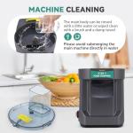 Newhai 3 in 1 Electric Vegetable Dicer Slicer Shredder Multifunctional Vegetable Chopper Automatic Veggie & Fruit Cutter Machine for Commercial & Home Use, 110V, 100W