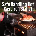 RAPICCA 932°F Heat Resistant BBQ Grill Gloves: Oil Resistant Waterproof for Smoking Grilling Cooking Barbecue Deep Frying Turkey Rotisserie Handling Hot Greasy Meat | Great Stocking Stuffers for Men