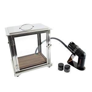 Crafthouse by Fortessa Glass Cocktail Smoking Box with Handheld Smoker