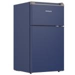 Frigidaire Compact Refrigerator with Top Freezer - 2 Door Fridge with 3.2 Cu Ft, Contemporary Series, Blue