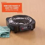 IMUSA Electric Single Burner, 1100 Watts, Black