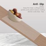 Clear Silicone Countertop Protector, Large Silicone Mat for Kitchen Counter, Nonskid Heat Resistant Desk Saver Pad, Multipurpose Mat, Placemat (47.2" L x 23.6" W)